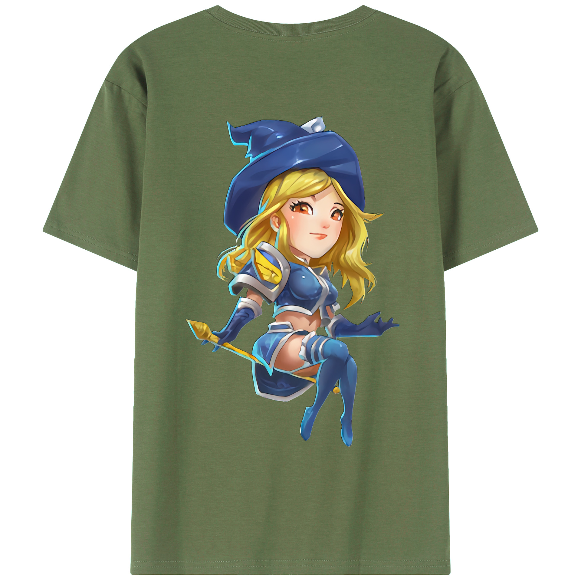 （画像用） リーグ・オブ・レジェンド League of Legends LOL 綿100％ メンズ半袖Tシャツ（バックプリント） 通気性